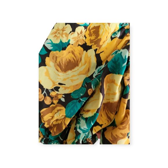 Laura Ashley x UO Puff Sleeve Floral Blouse S - Picture 5 of 11